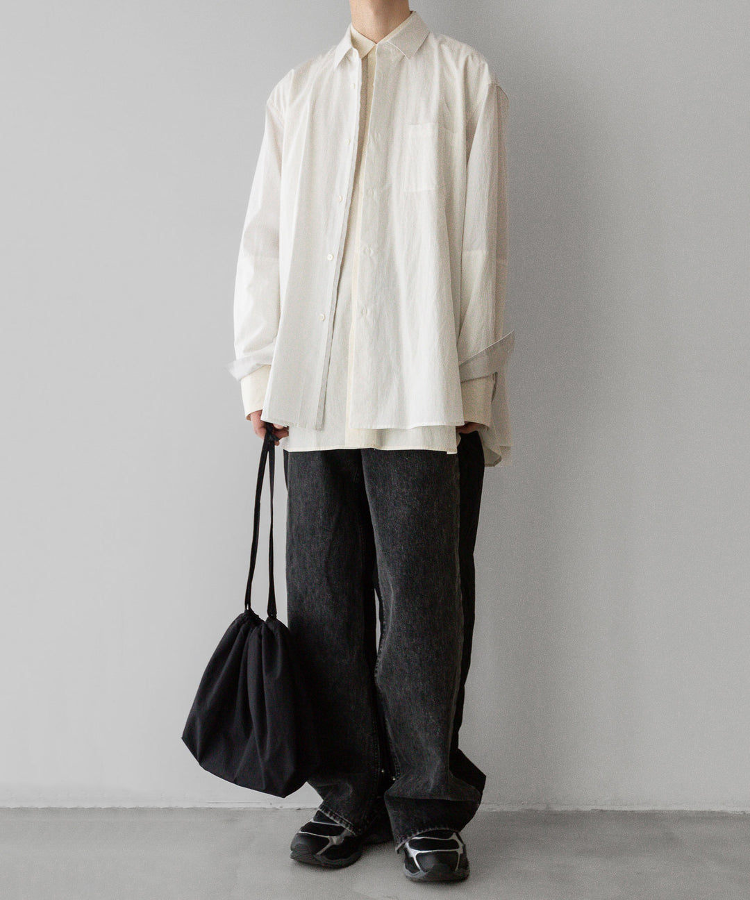 stein(シュタイン)の24SSコレクションOVERSIZED LAYERED SHIRTのOFF