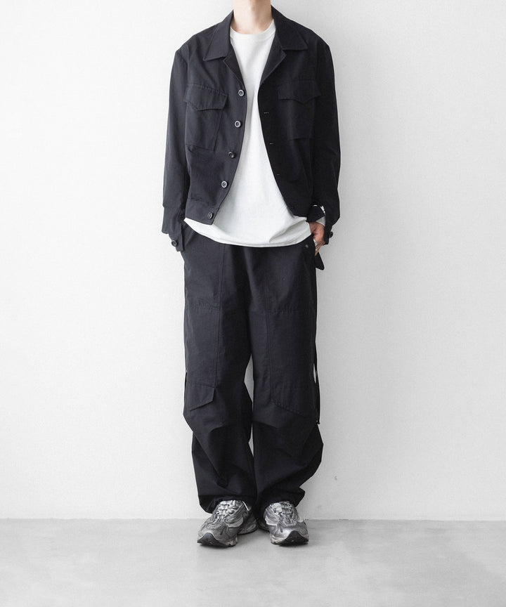 【UJOH】DRAW CORD UTILITY PNT - BLACK