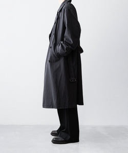 ssstein / シュタイン】VINTAGE TRENCH COAT - BLACK | 公式通販サイト