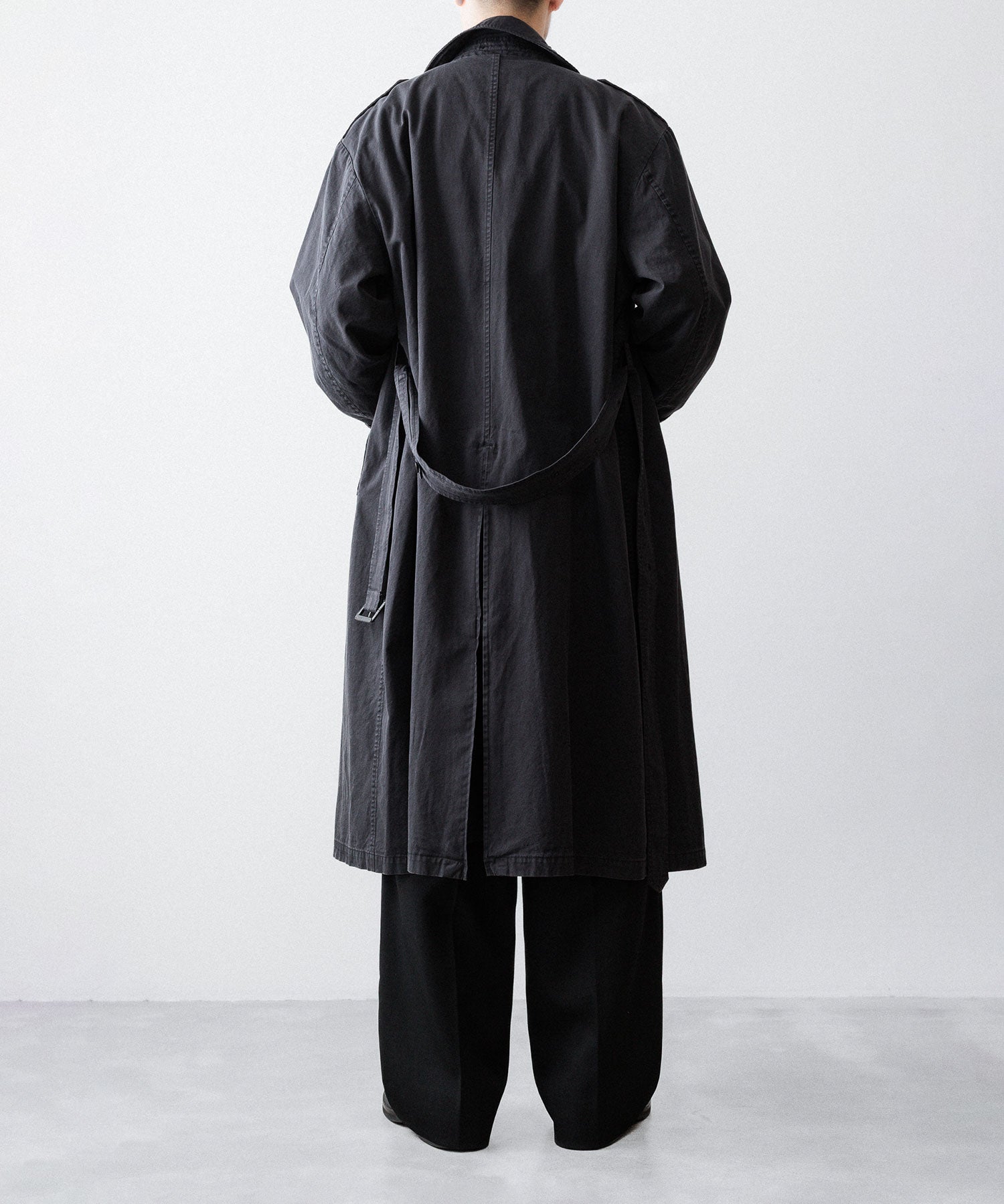 ssstein / シュタイン】VINTAGE TRENCH COAT - BLACK | 公式通販サイト