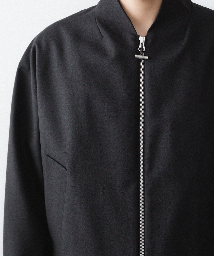 【paratrait】WOOL BLOUSON - BLACK