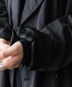 画像をギャラリービューアに読み込む, ssstein(シュタイン)のVINTAGE TRENCH COAT - BLACKの公式通販サイトsession福岡セレクトショップ
