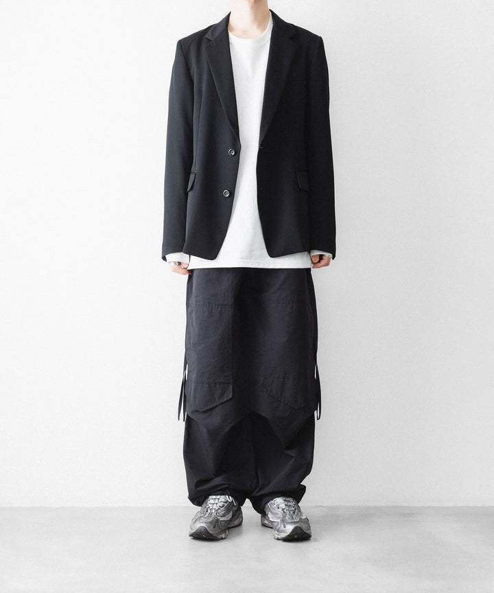 【UJOH】DRAW CORD UTILITY PNT - BLACK