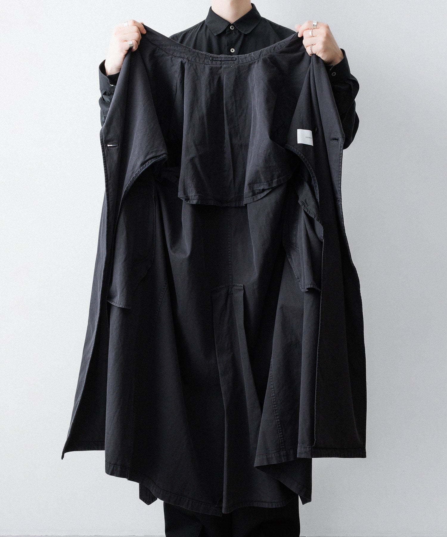 ssstein / シュタイン】VINTAGE TRENCH COAT - BLACK | 公式通販サイト