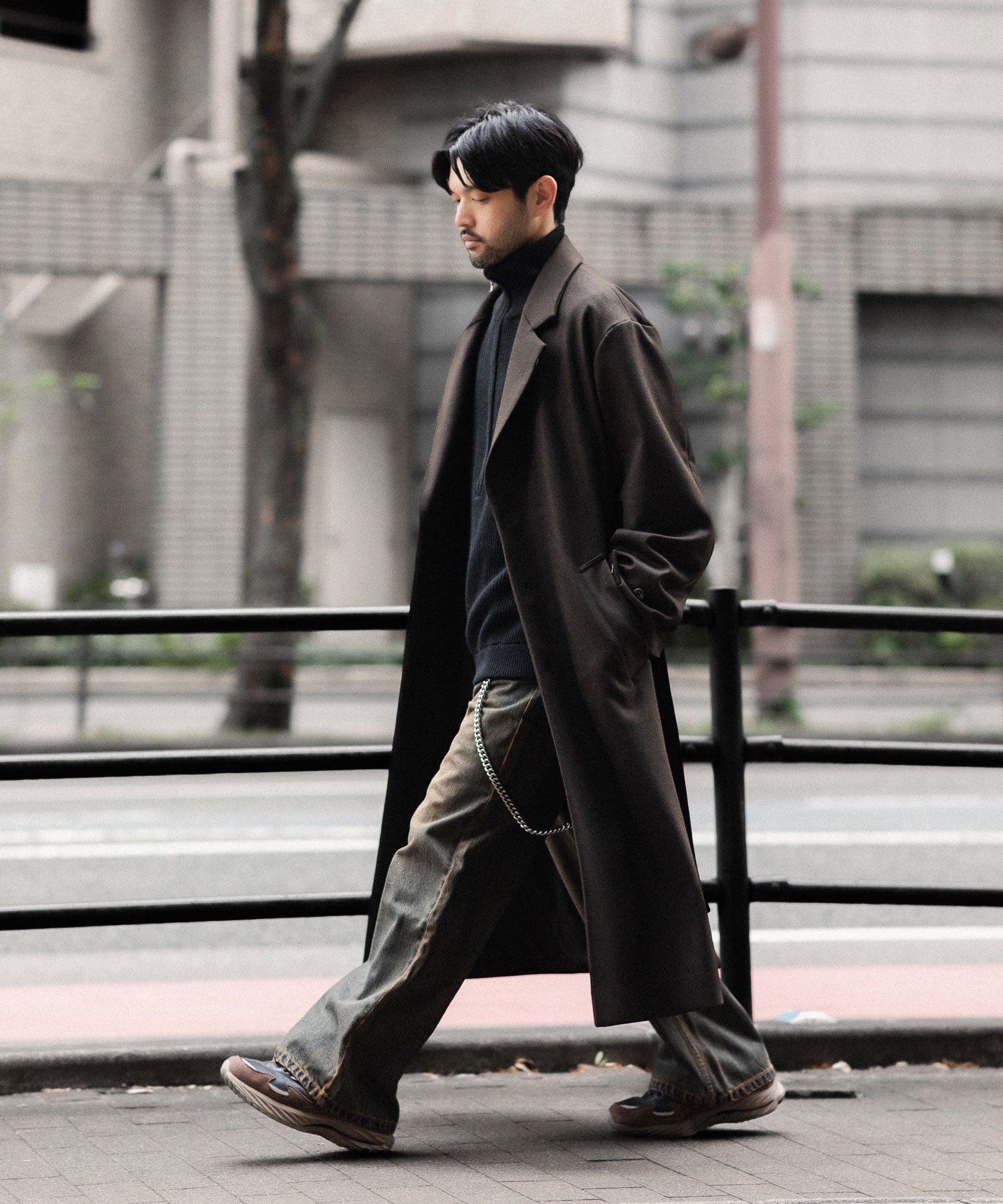 ssstein シュタイン LAY CHESTER COATの GREY BROWN公式通販サイトsession福岡セレクトショップ