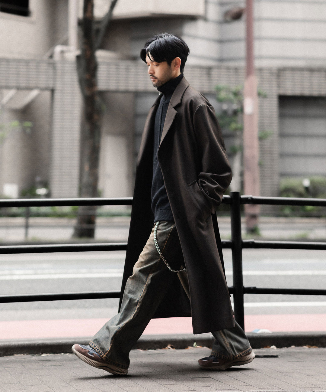 ssstein シュタイン LAY CHESTER COATの GREY BROWN公式通販サイトsession福岡セレクトショップ