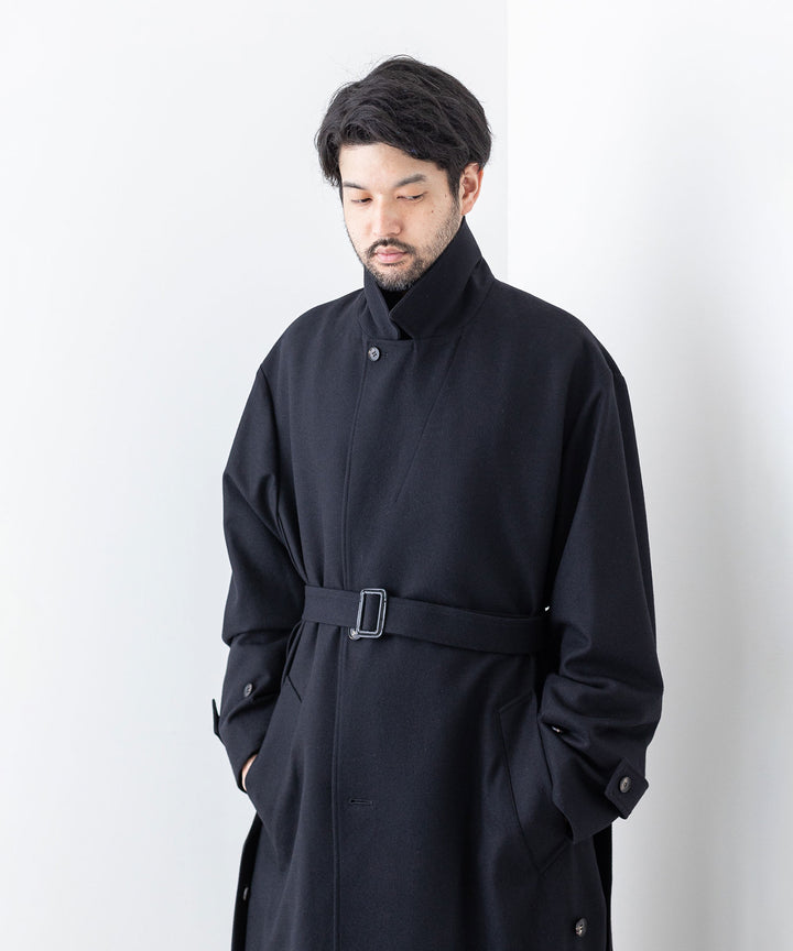 stein(シュタイン)の23AWコレクションOVERSIZED LAYERED SINGLE COATのDARK NAVY sessionセッション福岡セレクトショップ 公式通販サイト