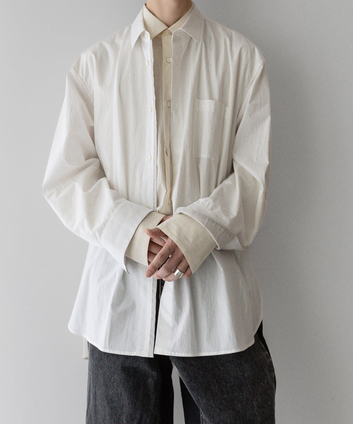 stein(シュタイン)の24SSコレクションOVERSIZED LAYERED SHIRTのOFF