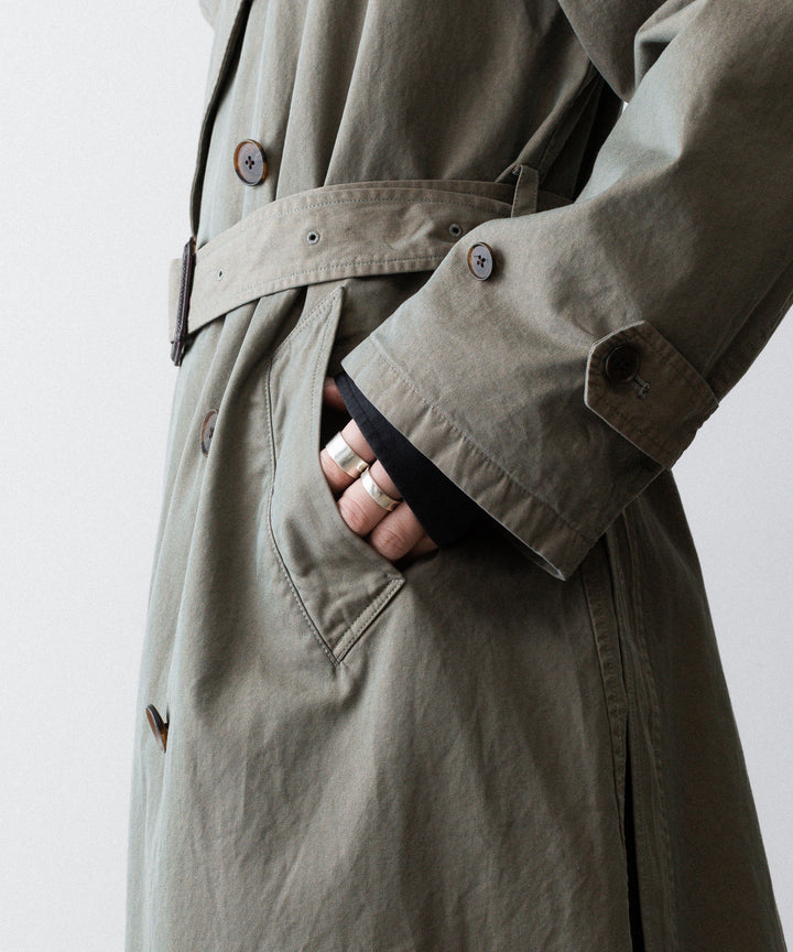 ssstein(シュタイン)のVINTAGE TRENCH COAT - KHAKI BEIGEの公式通販サイトsession福岡セレクトショップ