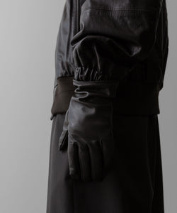 ssstein(シュタイン)の24AWコレクション LEATHER ZIP SHORT JACKET - DARK BROWN 公式通販サイトsession福岡セレクトショップ