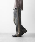 画像をギャラリービューアに読み込む, CODA -コーダのGREY ACID WASH DUAL EXPOSURE BREAK CUT FLARED JEANSのGREY ACID WASH公式通販サイトsession福岡セレクトショップ
