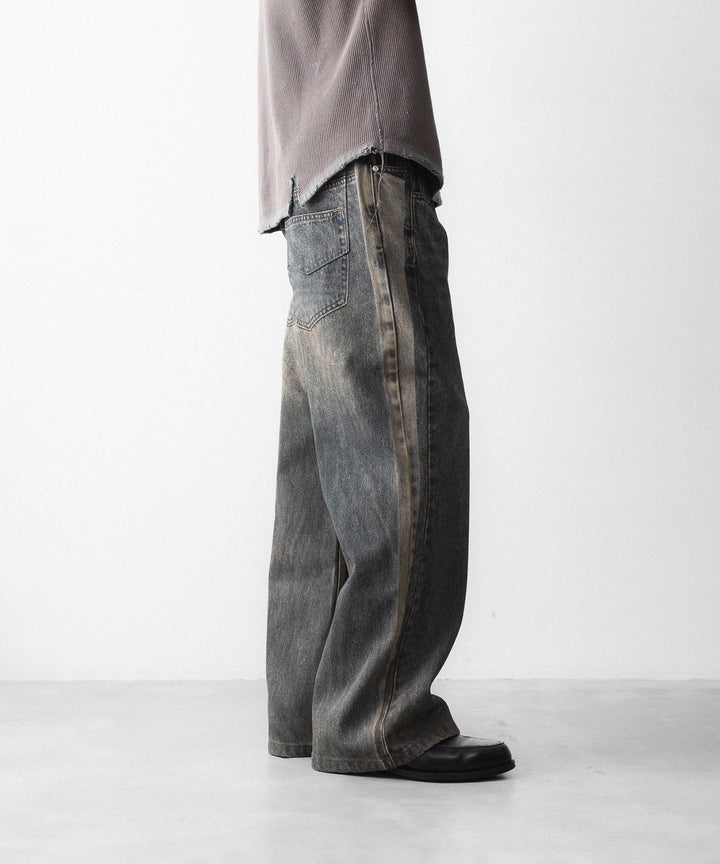 CODA -コーダのGREY ACID WASH DUAL EXPOSURE BREAK CUT FLARED JEANSのGREY ACID WASH公式通販サイトsession福岡セレクトショップ