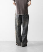 画像をギャラリービューアに読み込む, CODA -コーダのGREY ACID WASH DUAL EXPOSURE BREAK CUT FLARED JEANSのGREY ACID WASH公式通販サイトsession福岡セレクトショップ

