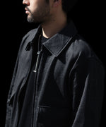 画像をギャラリービューアに読み込む, ANTHEM A アンセムエーのCRACK TERRY BLOUSONのBLUE GRAY 公式通販サイトsession福岡セレクトショップ
