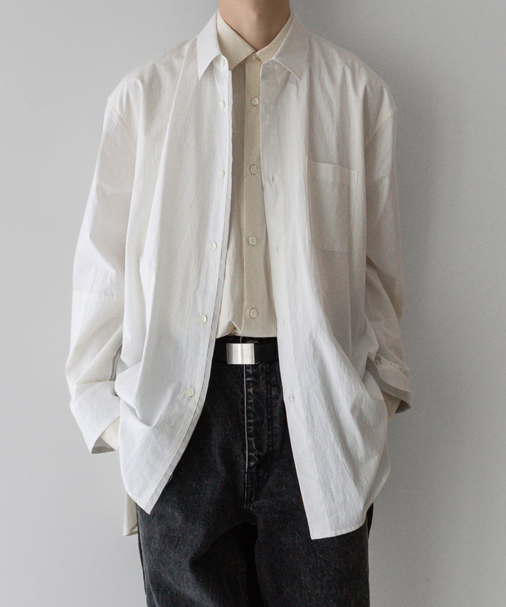 stein(シュタイン)の24SSコレクションOVERSIZED LAYERED SHIRTのOFF