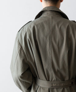 ssstein / シュタイン】VINTAGE TRENCH COAT - KHAKI BEIGE | 公式通販