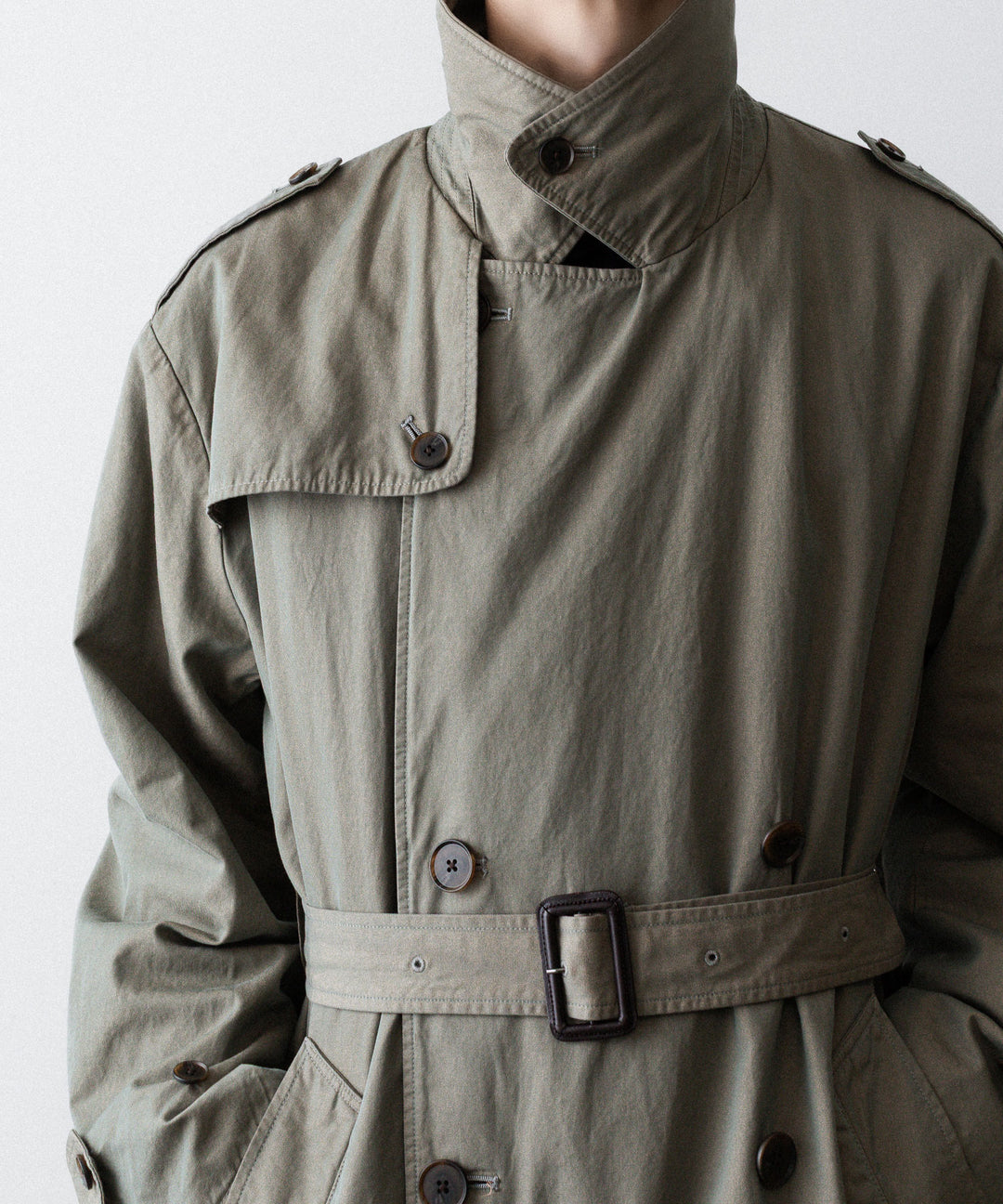 ssstein(シュタイン)のVINTAGE TRENCH COAT - KHAKI BEIGEの公式通販サイトsession福岡セレクトショップ