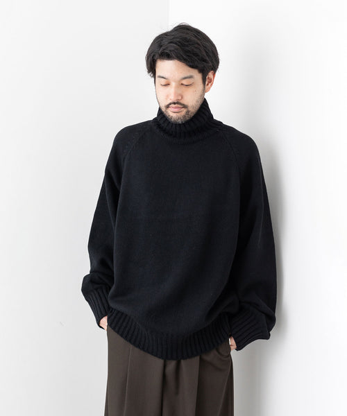 stein 21aw LAMBS HIGH NECK KNIT LS ニット - トップス