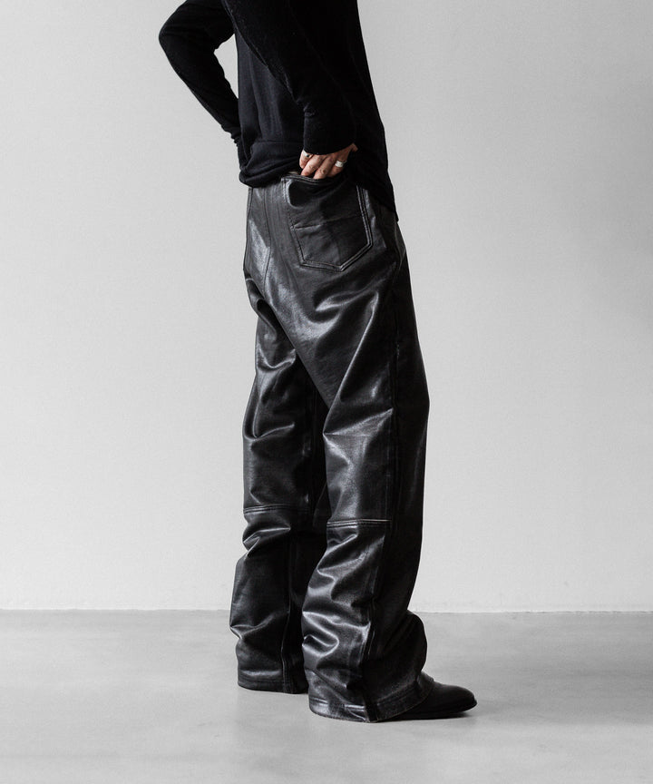 SUBLATIONS サブレーションズのCRACKING COATED WIDE PANTSのWHITE BASE 公式通販サイトsession福岡セレクトショップ