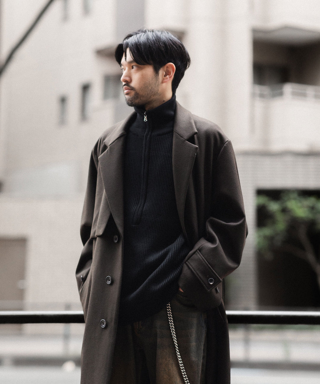 ssstein シュタイン LAY CHESTER COATの GREY BROWN公式通販サイトsession福岡セレクトショップ