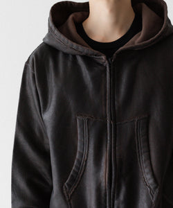 SUBLATIONS / サブレーションズ】CRACKING COATED PARKA - BROWN BASE