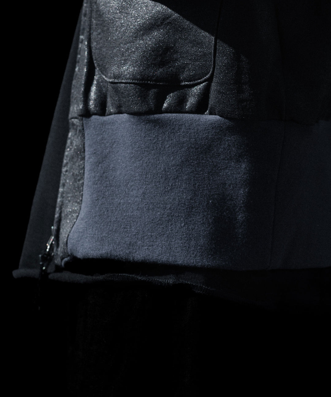 ANTHEM A アンセムエーのCRACK TERRY BLOUSONのBLUE GRAY 公式通販サイトsession福岡セレクトショップ