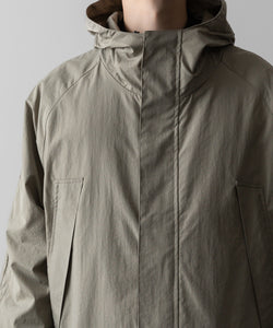 ssstein(シュタイン)の24AWコレクション NYLON TWILL HOODED ZIP UP JACKET - BEIGE 公式通販サイトsession福岡セレクトショップ