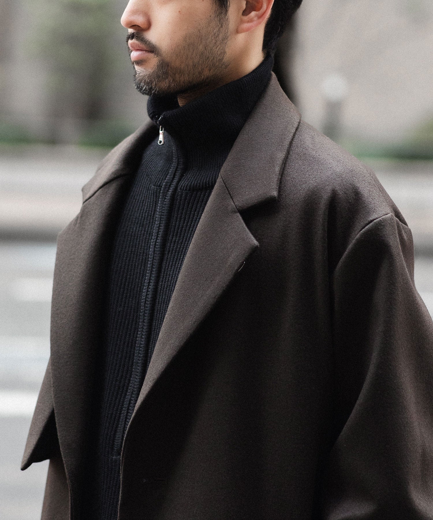 ssstein シュタイン LAY CHESTER COATの GREY BROWN公式通販サイトsession福岡セレクトショップ