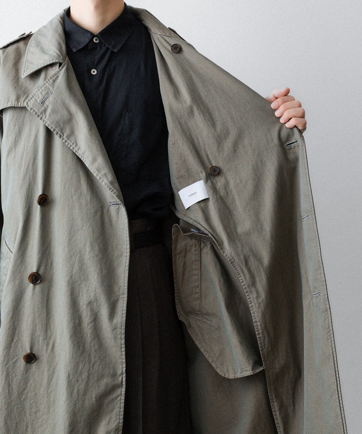 ssstein(シュタイン)のVINTAGE TRENCH COAT - KHAKI BEIGEの公式通販サイトsession福岡セレクトショップ