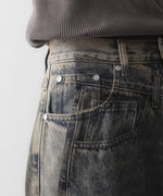 画像をギャラリービューアに読み込む, CODA -コーダのGREY ACID WASH DUAL EXPOSURE BREAK CUT FLARED JEANSのGREY ACID WASH公式通販サイトsession福岡セレクトショップ
