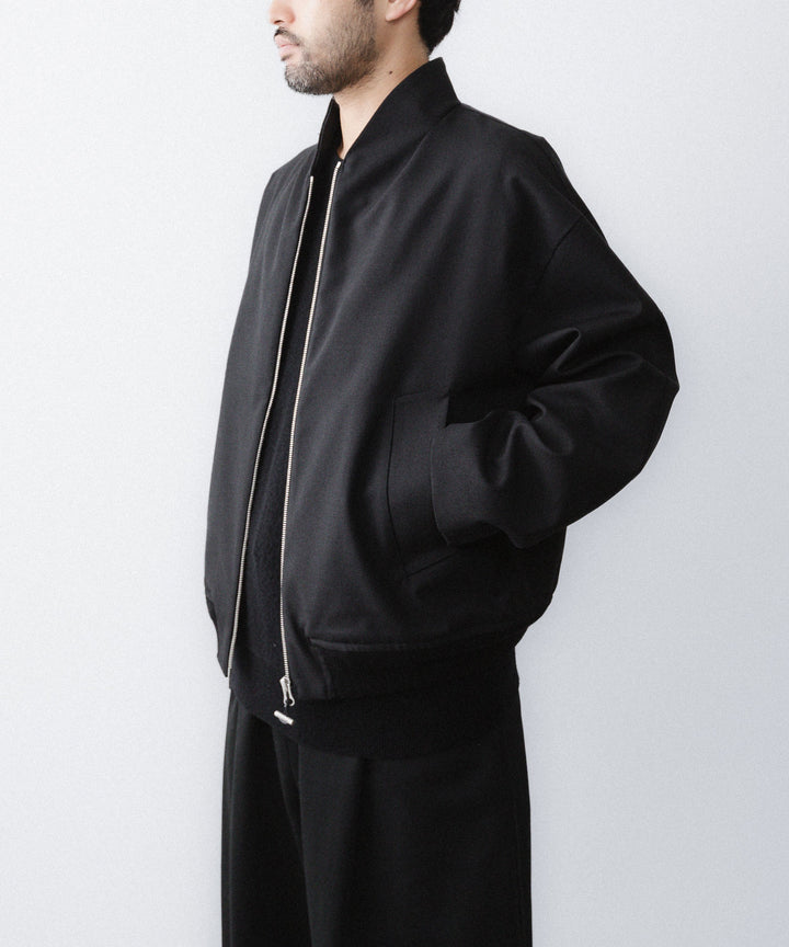 【paratrait】WOOL BLOUSON - BLACK