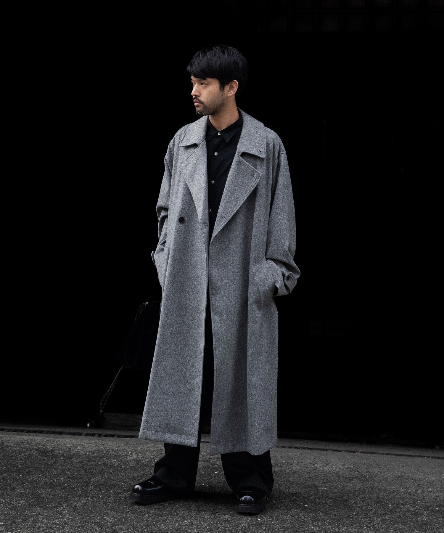 ssstein(シュタイン)のOVERSIZED DOUBLE BREASTED COAT - GREYの公式通販サイトsession福岡セレクトショップ