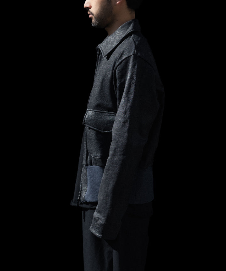 ANTHEM A アンセムエーのCRACK TERRY BLOUSONのBLUE GRAY 公式通販サイトsession福岡セレクトショップ