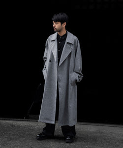 ssstein / シュタイン】OVERSIZED DOUBLE BREASTED COAT - GREY | 公式