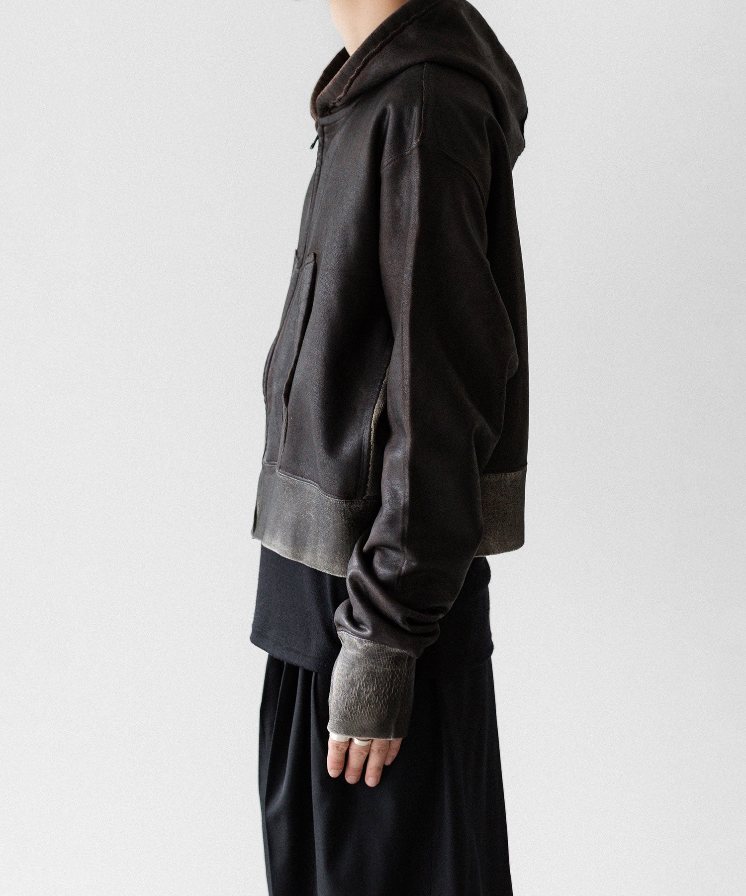 SUBLATIONS サブレーションズのCRACKING COATED PARKAのBROWN BASE 公式通販サイトsession福岡セレクトショップ