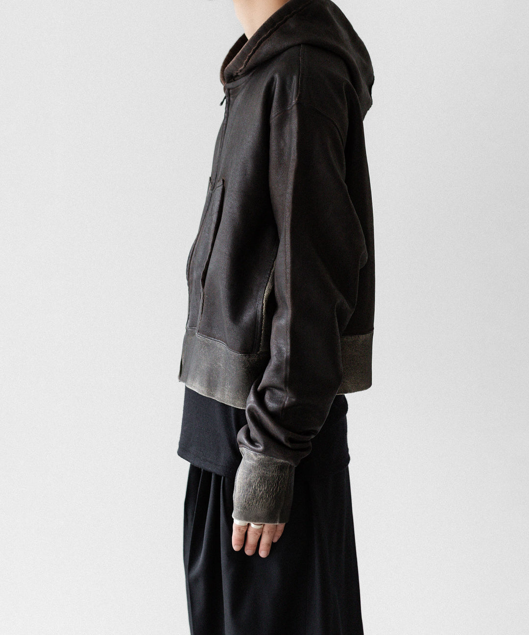 SUBLATIONS サブレーションズのCRACKING COATED PARKAのBROWN BASE 公式通販サイトsession福岡セレクトショップ