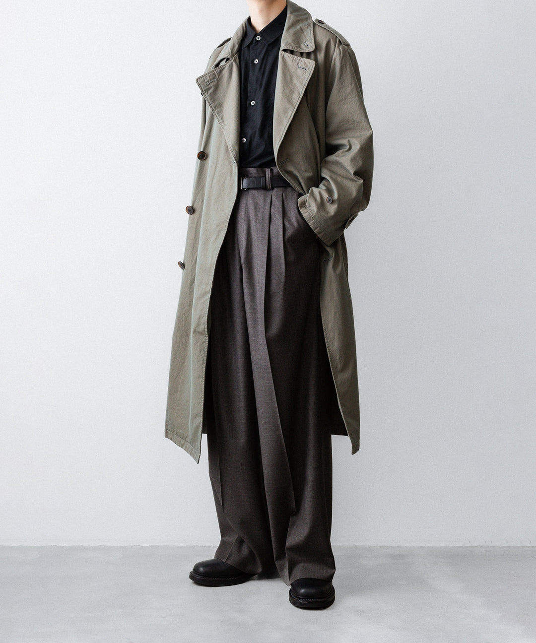 ssstein(シュタイン)のVINTAGE TRENCH COAT - KHAKI BEIGEの公式通販サイトsession福岡セレクトショップ