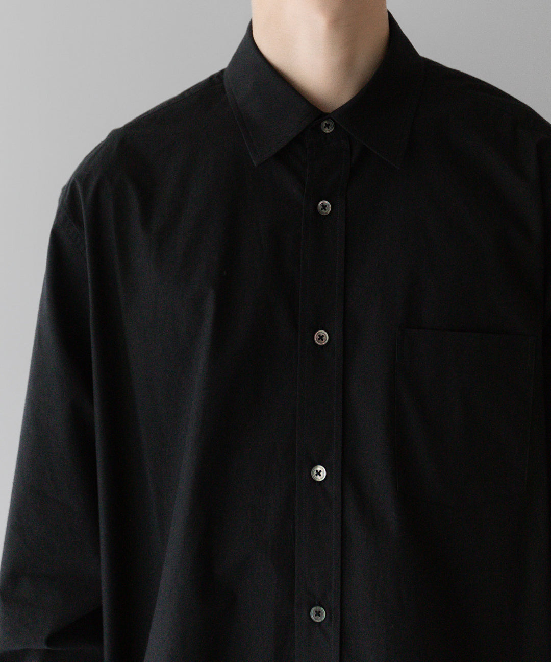 stein(シュタイン)の24SSコレクションOVERSIZED STANDARD SHIRTのBLACK