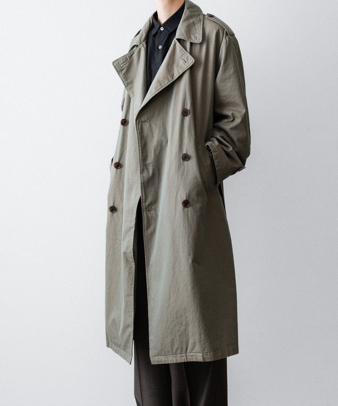 ssstein(シュタイン)のVINTAGE TRENCH COAT - KHAKI BEIGEの公式通販サイトsession福岡セレクトショップ