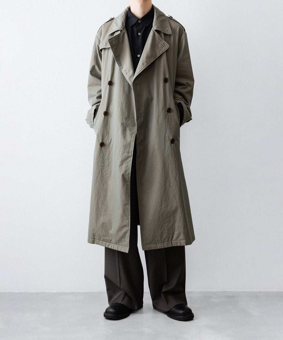ssstein(シュタイン)のVINTAGE TRENCH COAT - KHAKI BEIGEの公式通販サイトsession福岡セレクトショップ