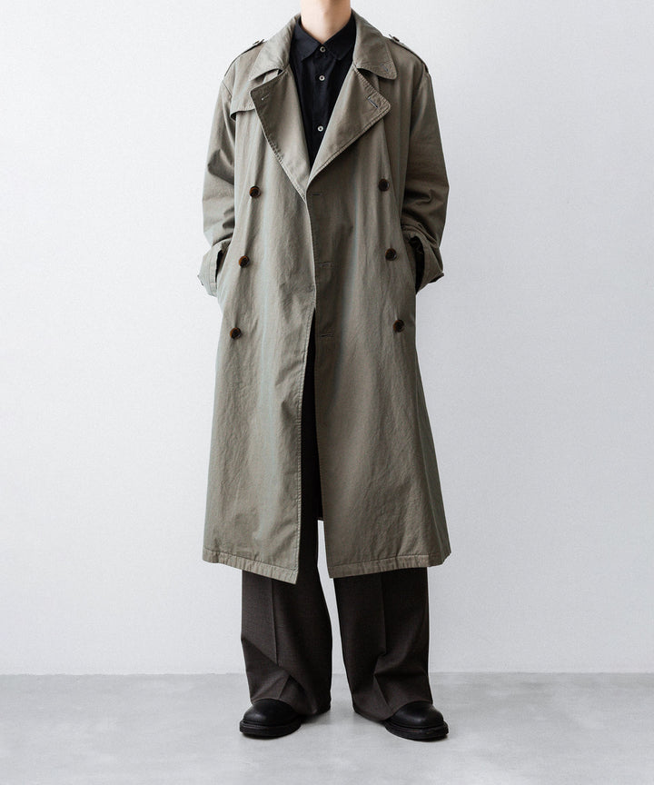 ssstein(シュタイン)のVINTAGE TRENCH COAT - KHAKI BEIGEの公式通販サイトsession福岡セレクトショップ