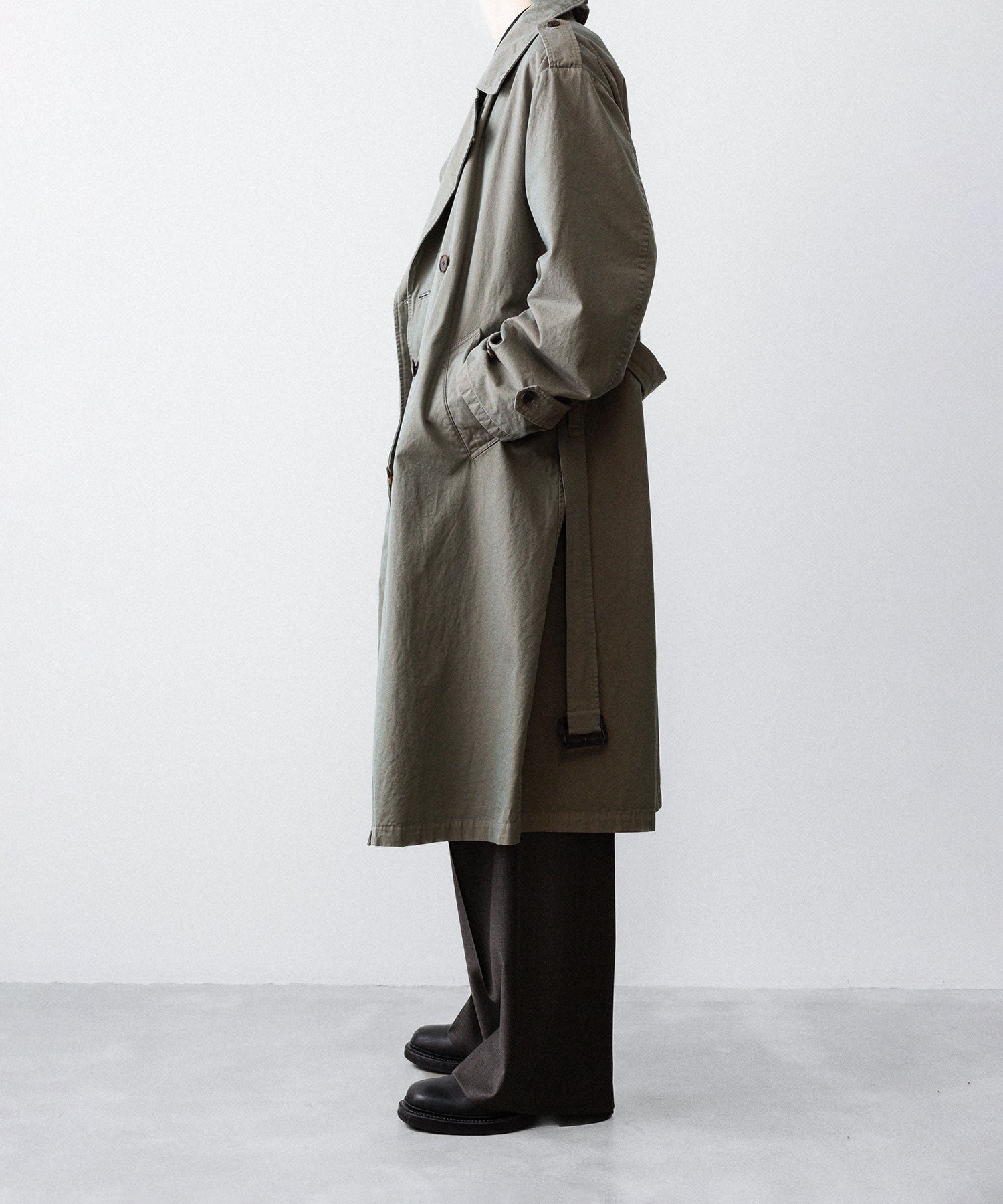 ssstein / シュタイン】VINTAGE TRENCH COAT - KHAKI BEIGE | 公式通販