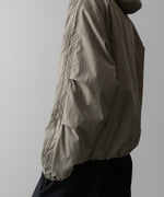 画像をギャラリービューアに読み込む, ssstein(シュタイン)の24AWコレクション NYLON TWILL HOODED ZIP UP JACKET - BEIGE 公式通販サイトsession福岡セレクトショップ
