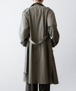 ssstein / シュタイン】VINTAGE TRENCH COAT - KHAKI BEIGE | 公式通販
