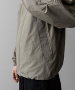 画像をギャラリービューアに読み込む, ssstein(シュタイン)の24AWコレクション NYLON TWILL HOODED ZIP UP JACKET - BEIGE 公式通販サイトsession福岡セレクトショップ
