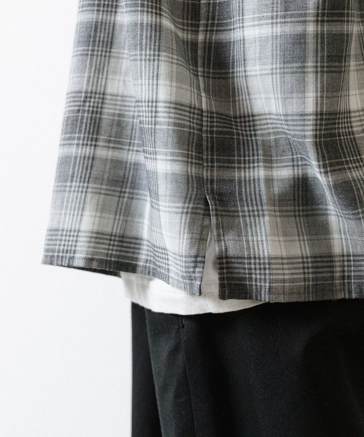 paratrait パラトレイトのCHECK LS SHIRTのBLACK 公式通販サイトsession福岡セレクトショップ