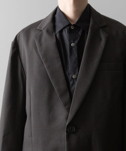 ssstein(シュタイン)の24AWコレクション OVERSIZED SINGLE BREASTED JACKET - GREY KHAKI 公式通販サイトsession福岡セレクトショップ