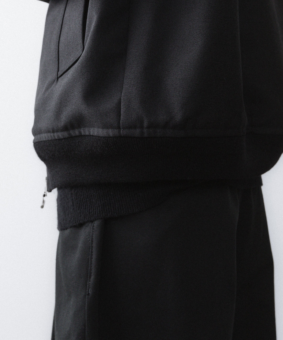 【paratrait】WOOL BLOUSON - BLACK