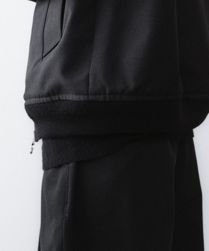 【paratrait】WOOL BLOUSON - BLACK