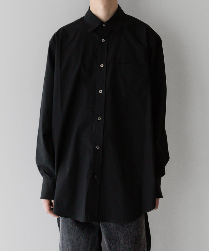 stein(シュタイン)の24SSコレクションOVERSIZED STANDARD SHIRTのBLACK